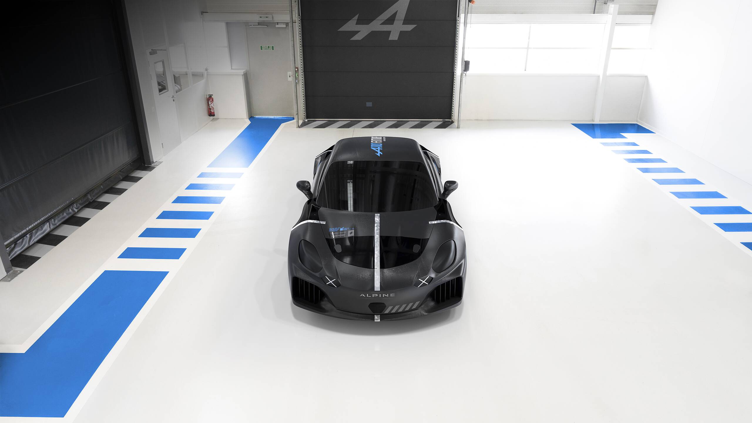 Alpine A110, visuel officiel Alpine