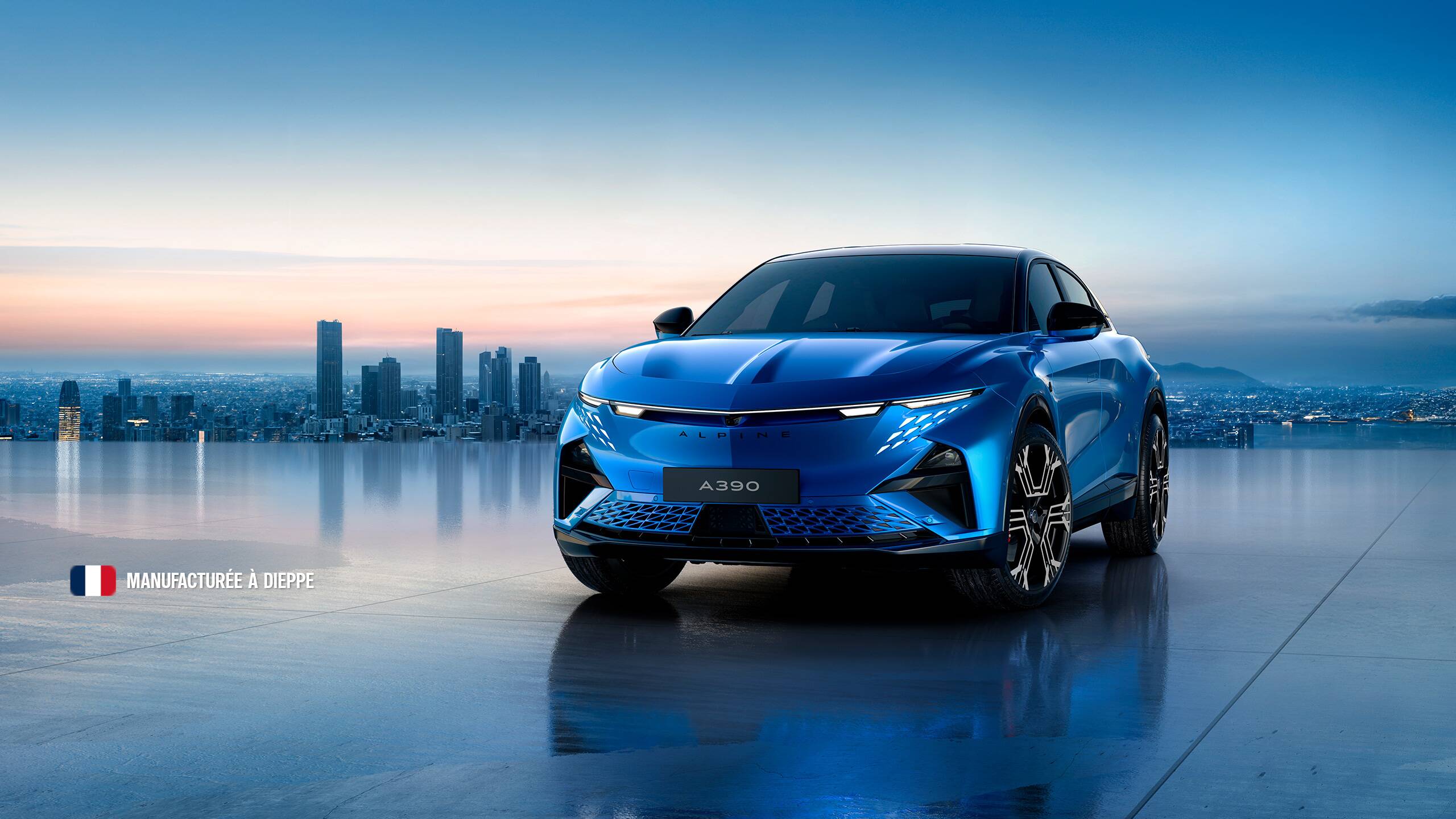 Alpine A390, visuel officiel Alpine