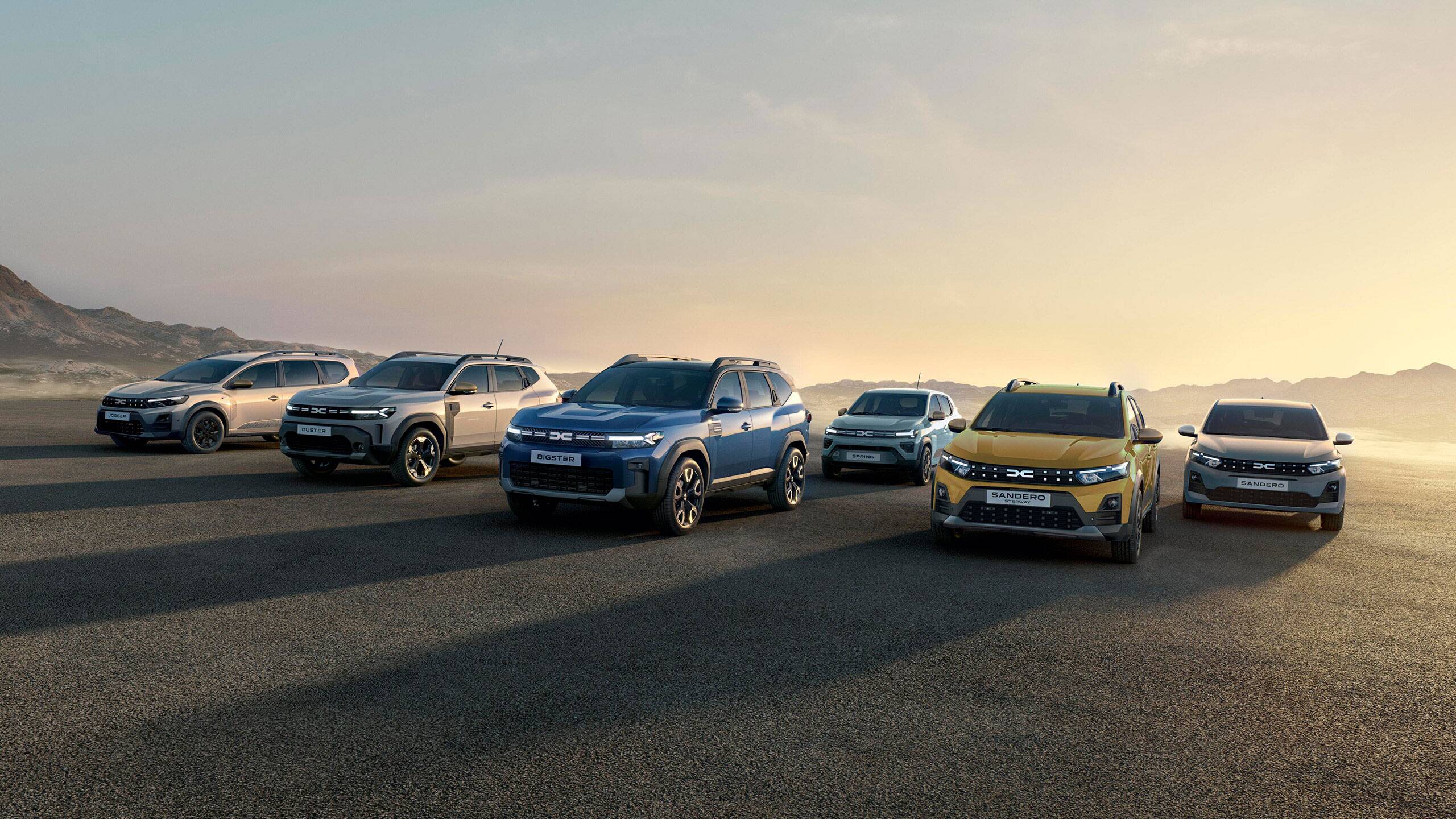 Nouvelle gamme Dacia Sandero, Duster et Bigster, visuel officiel Dacia